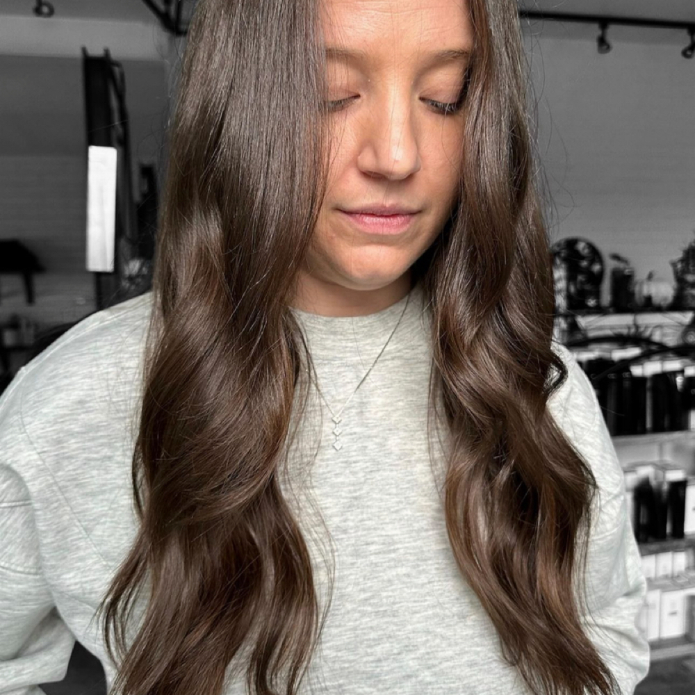 Single Process & Glaze at Billie Rose Salon in Oceanside, NY