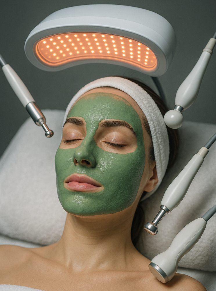 Facial Treatment Witn Tech