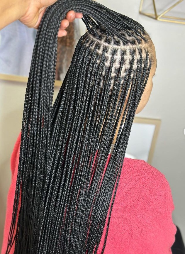 Traditional Knotless braids at Morgandohair in Gaithersburg, MD