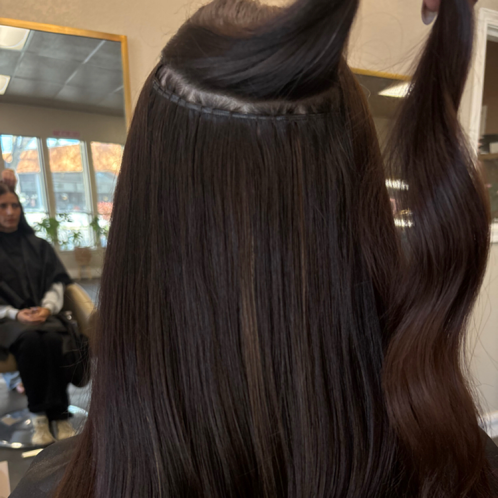 Beaded Weft- ONE ROW at Culture Salon in Chico, CA