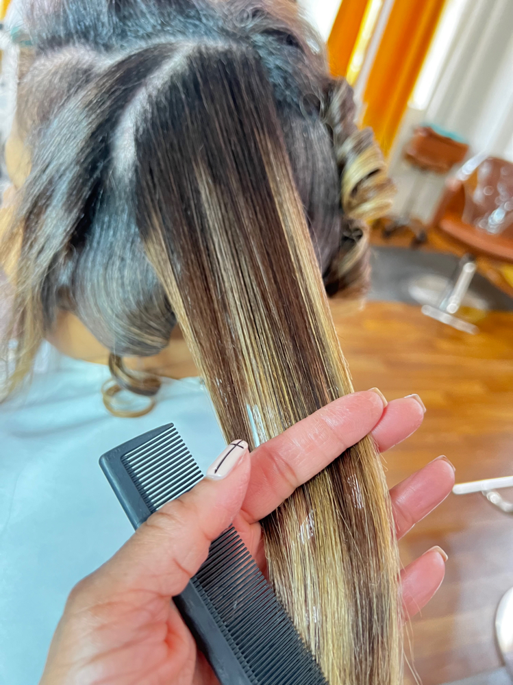 Low/Highlights& Silk Press