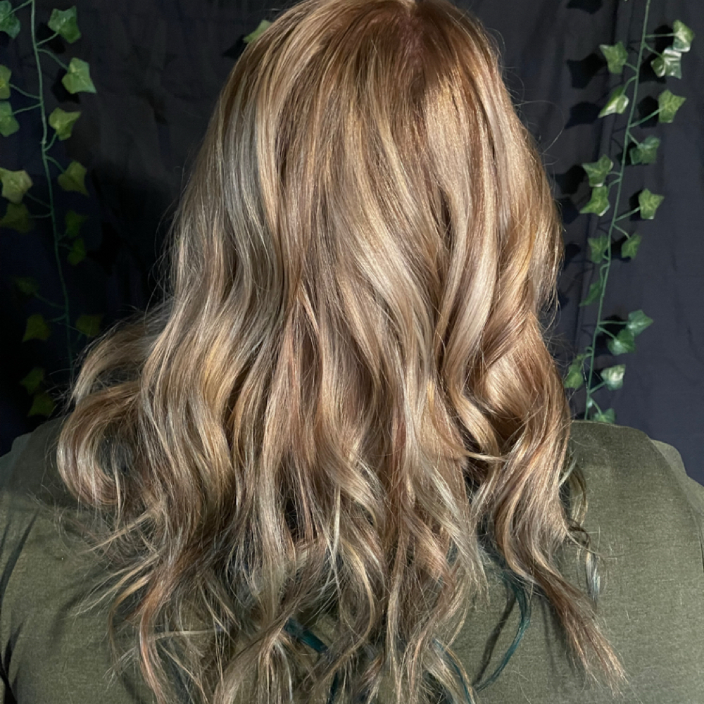 Lowlights at Nevermore Hair Salon in Danielsville, GA