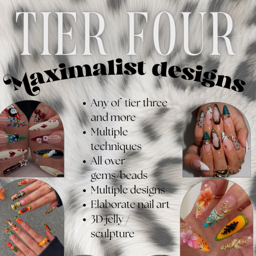 Tier Four Nail Art at Pinkoutlaw in Jacksonville, IL
