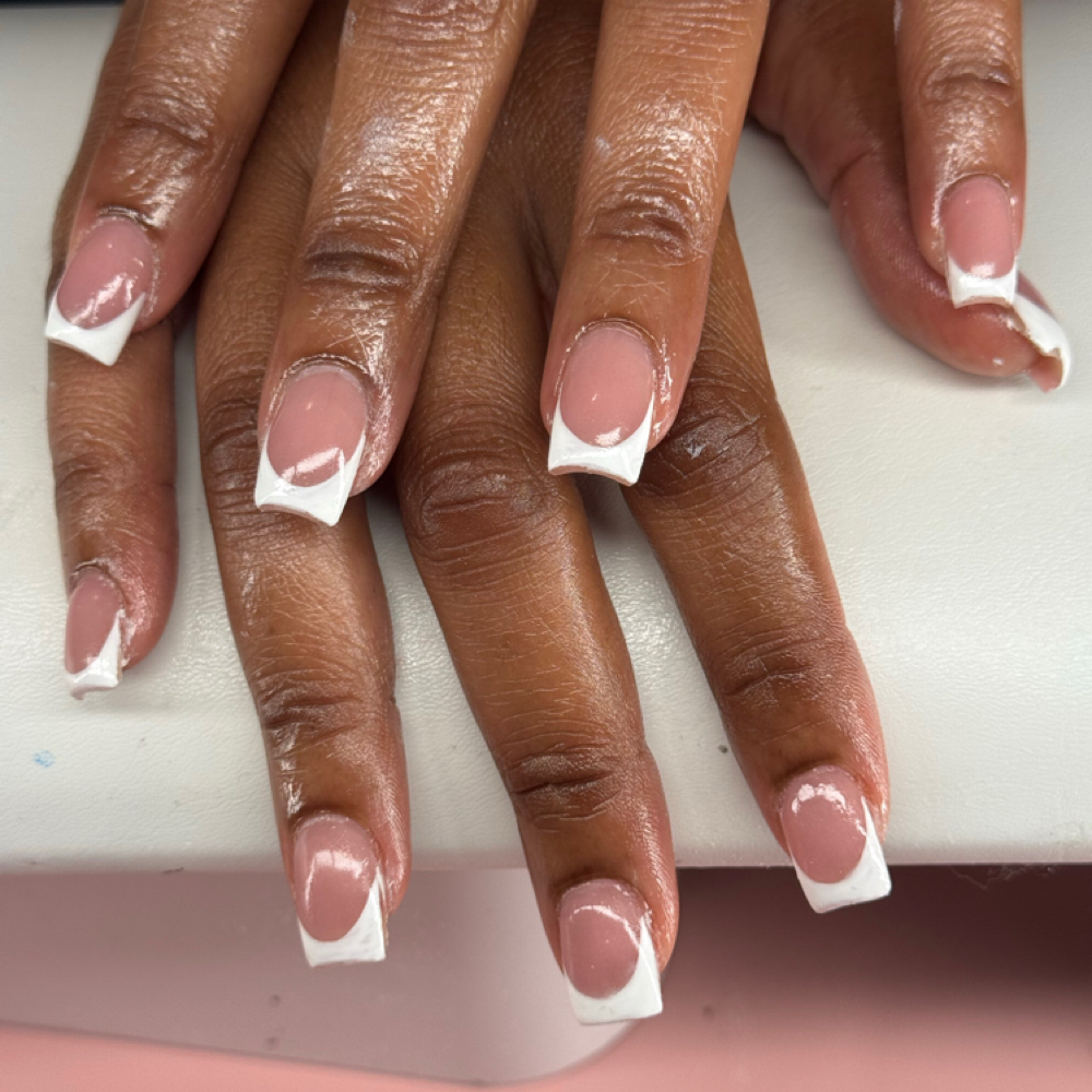 Full Set Frencies at Mila Bee Studios in Houston, TX