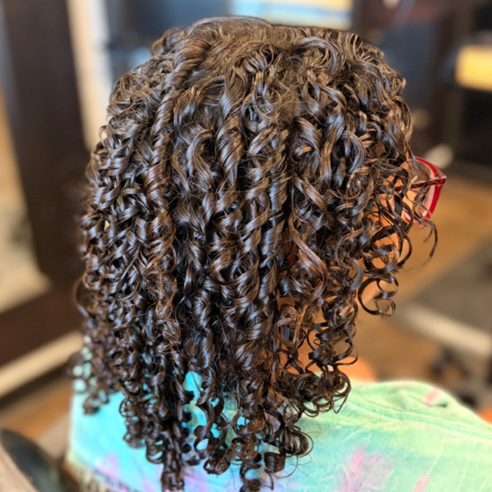 Kid Curly Hair Wash, Cut, & Style at Zemiiglambeauty in Whiteville, NC