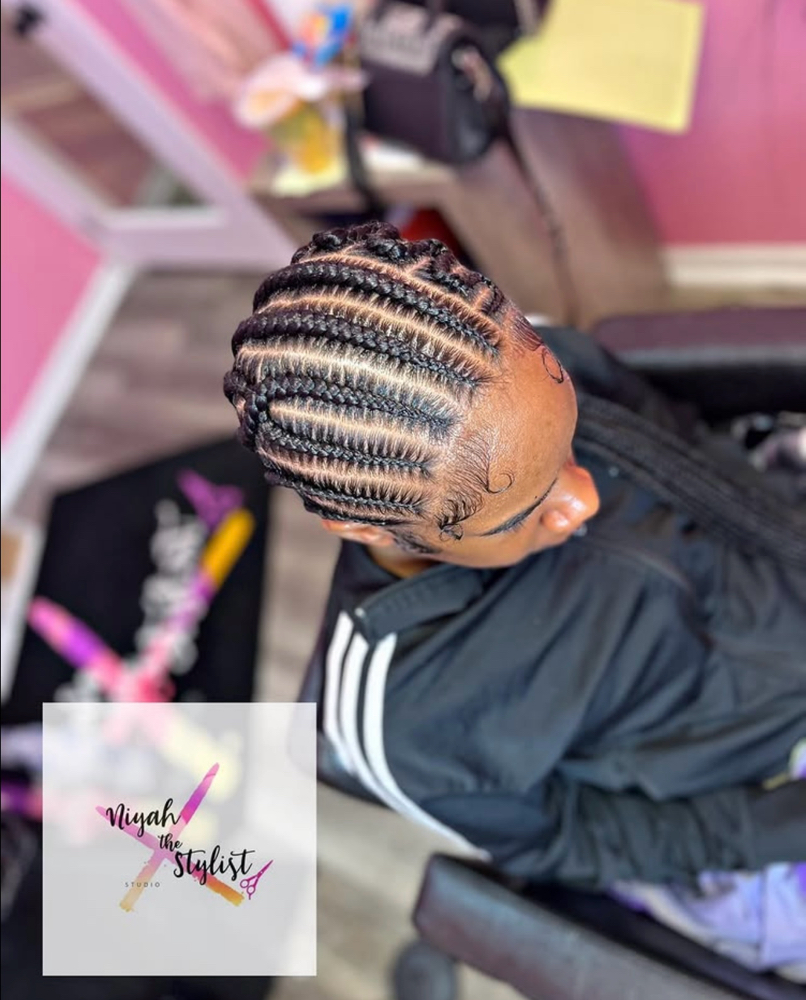 8 - 10 Feed In Braids at NiyahTheStylist in Chicago, IL