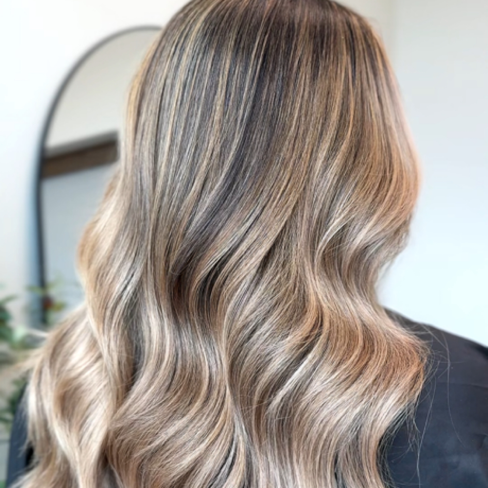 Full Dimensional Foil Service at foiled hair studio in Rochester Hills, MI