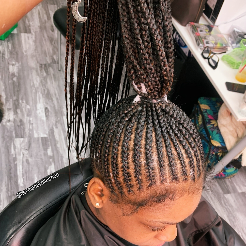 Stitch Braids/ Cornrows at Her Mane Studio in Houston, TX