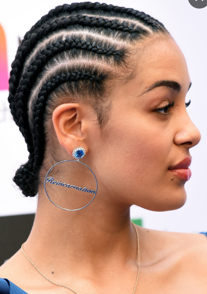 Woman Regular Conrow at Vicky's Hairbraiding in Frederick, MD