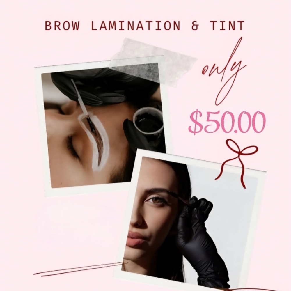 Brow Lamination at Wellness med spa in Palmview, TX