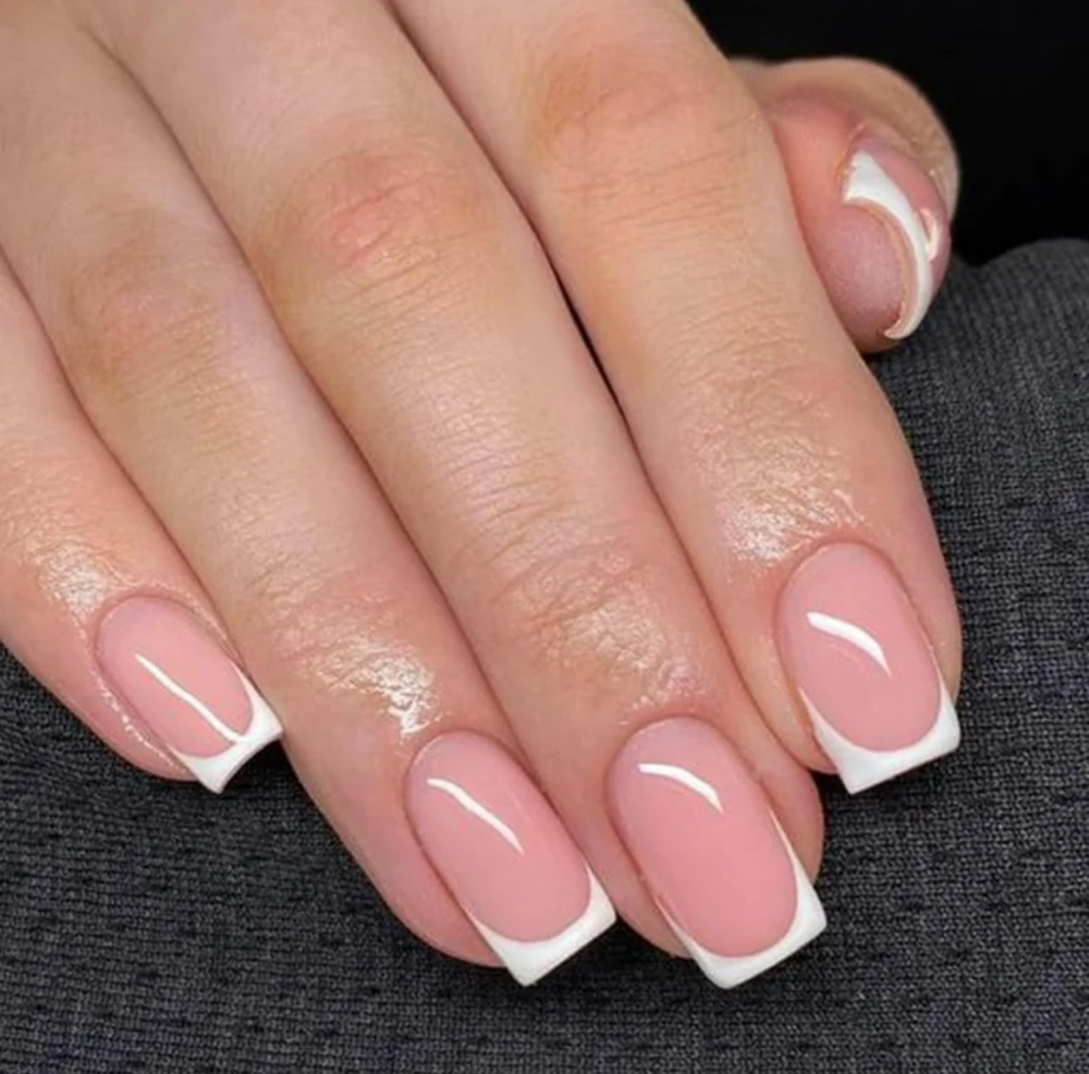 Acrylic Full Set Short French