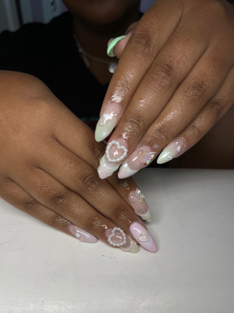 Hard Gel Extensions at Jenna’s Nail Journal in Greenville, SC