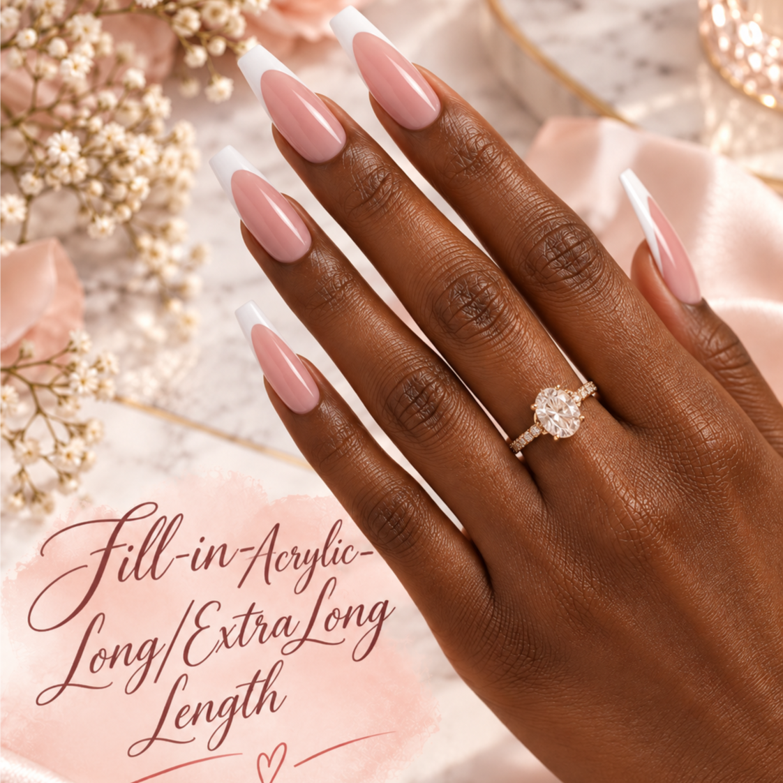Fill-in - Acrylic (Long/XLong) at Forté Nail Spa in Toledo, OH