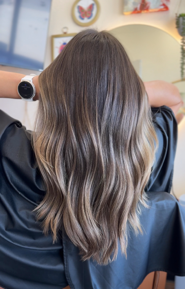 Grey Coverage/ All Over Color