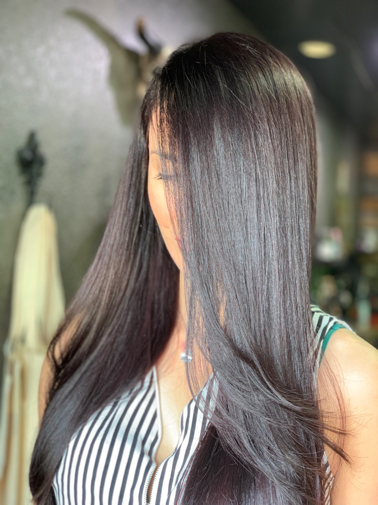 Base (Root) Touch Up & Style