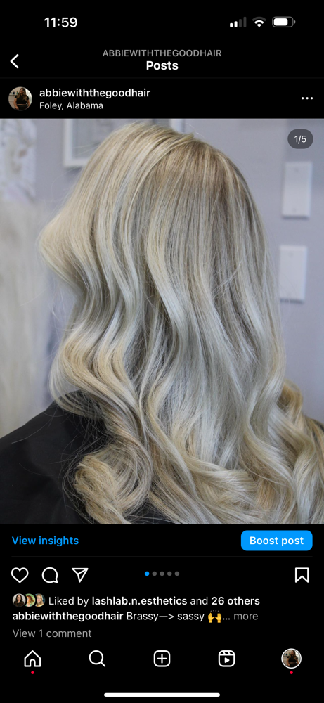 Root Touch Up And Highlights