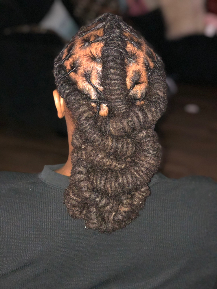 Loc Re-Twist And Style Pin Up