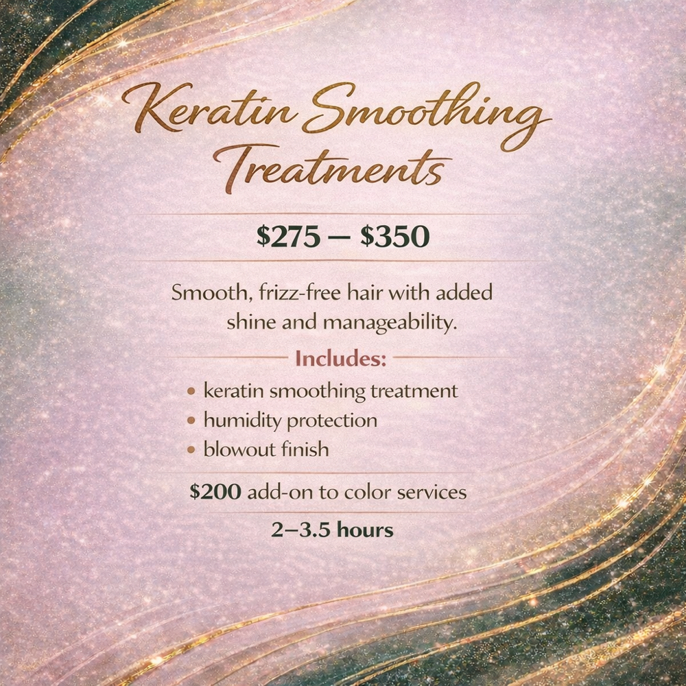 Keratin Smoothing Treatment at Creative Chemistry Salon in Katy, TX