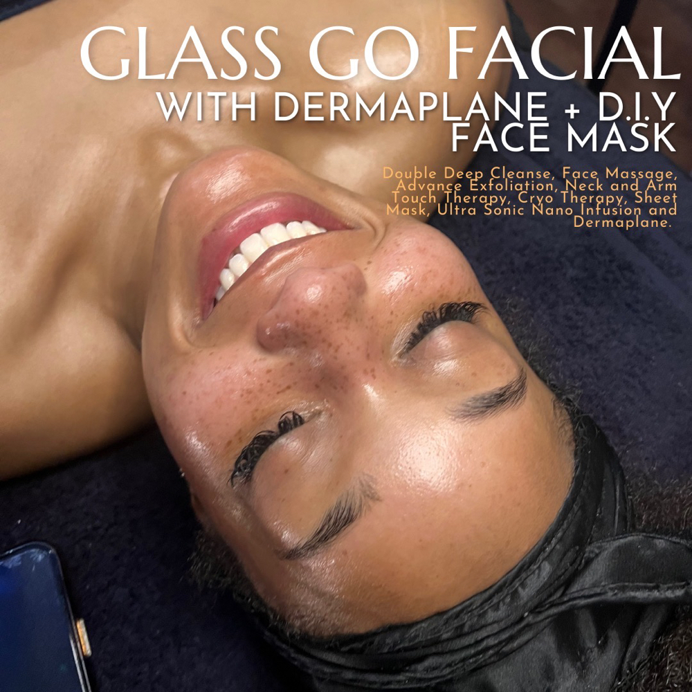 Glass Glow Facial W/ Dermaplane DIY