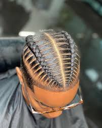 Mens 2 Braids at Nays Beauty Parlor in Warrensbug, MO
