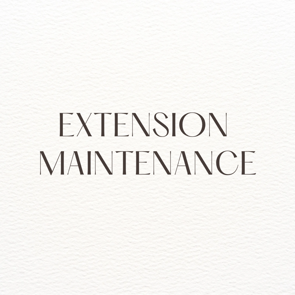 Extension Maintenance