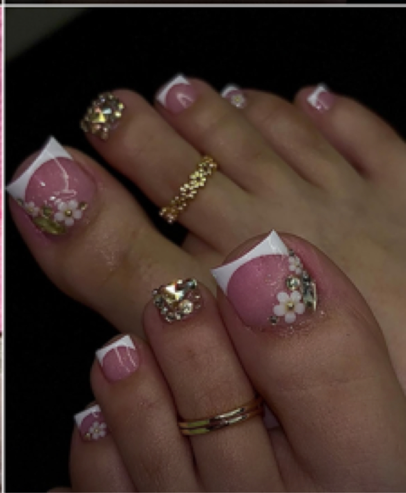 Acrylic Toes at Soigne Glam Studio in Saginaw, MI
