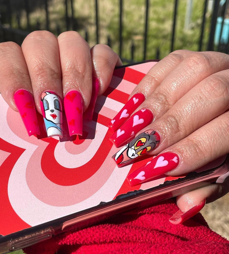 Cartoon Art 2 Nails Only