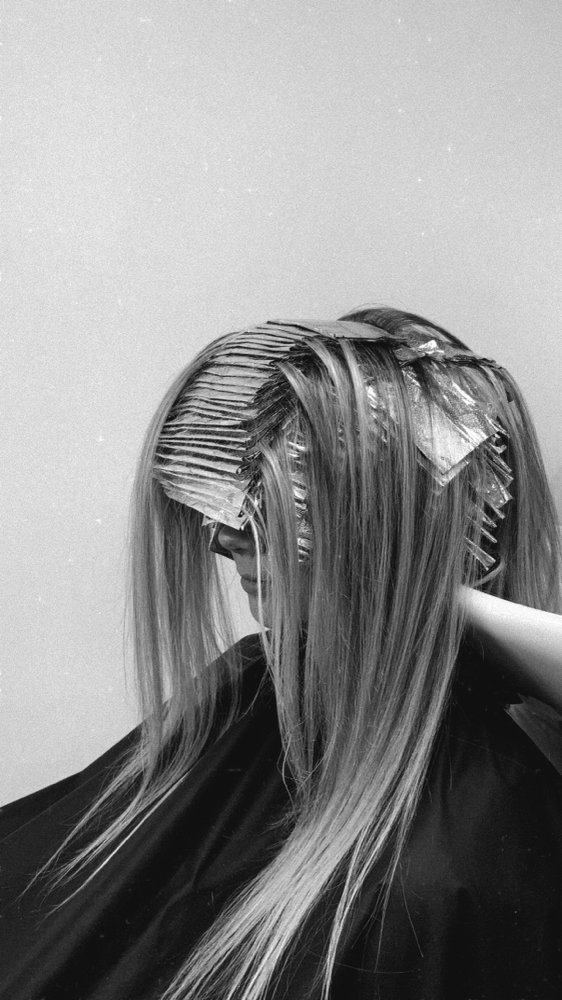 full highlight & haircut at Iron & Ivy in Fords, NJ