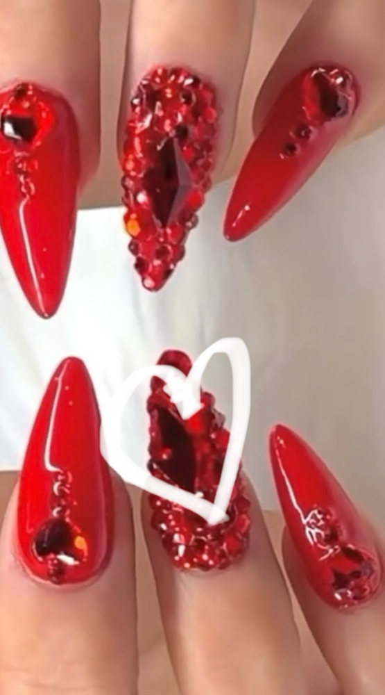 Full Bling Nails (2 Nails)