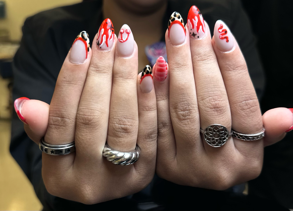 Gel x fill in at Almost Heaven Nails in Delbarton, WV