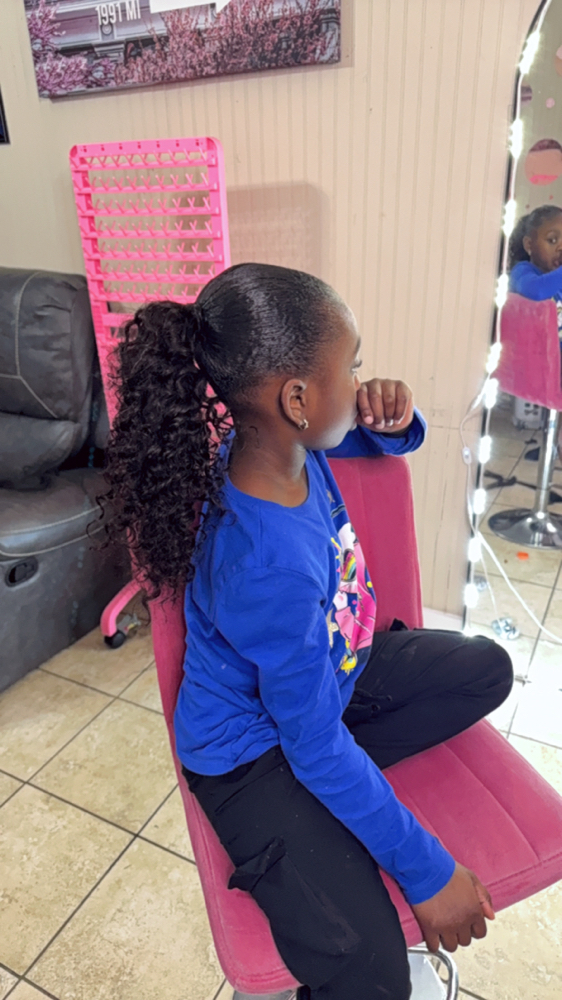 Kids Slick Ponytail