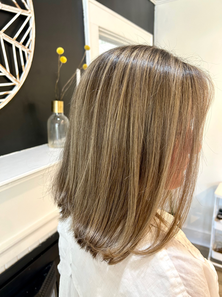 Color Retouch + Haircut
