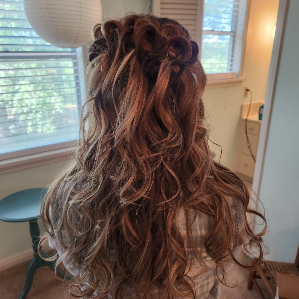 Bridal Updo at Kara Diaz Hair in Canyon Lake, TX