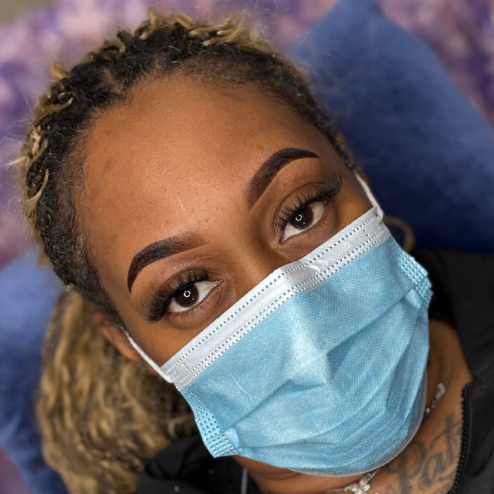 Airbrush Hybrid Brow Stain at The Pretty Polish Nail Bar in RIVERDALE, GA