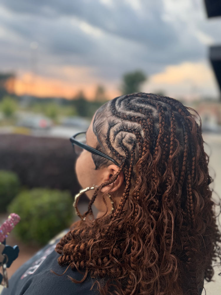 Adults Boho Fulani Braids