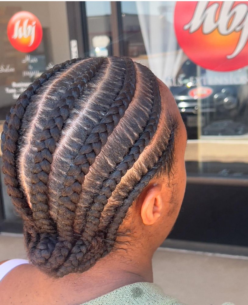 Natural Hair Cornrows