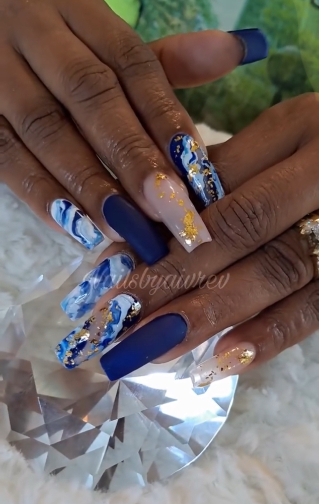 Medium Freestyle – Signature Fill at Nail’sByAivrev in Fort Wayne, IN