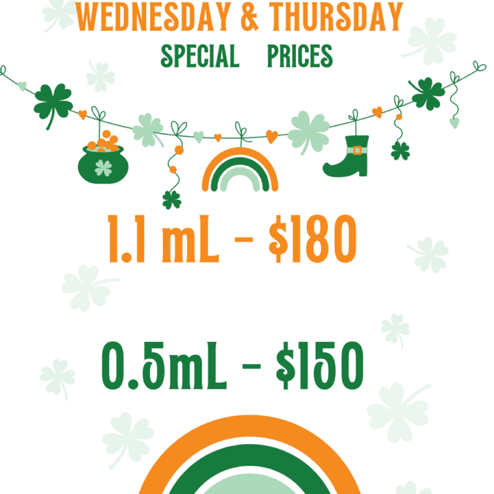 WED& THURS PROMO 1.1mL at beautybydeannette in San Antonio, TX