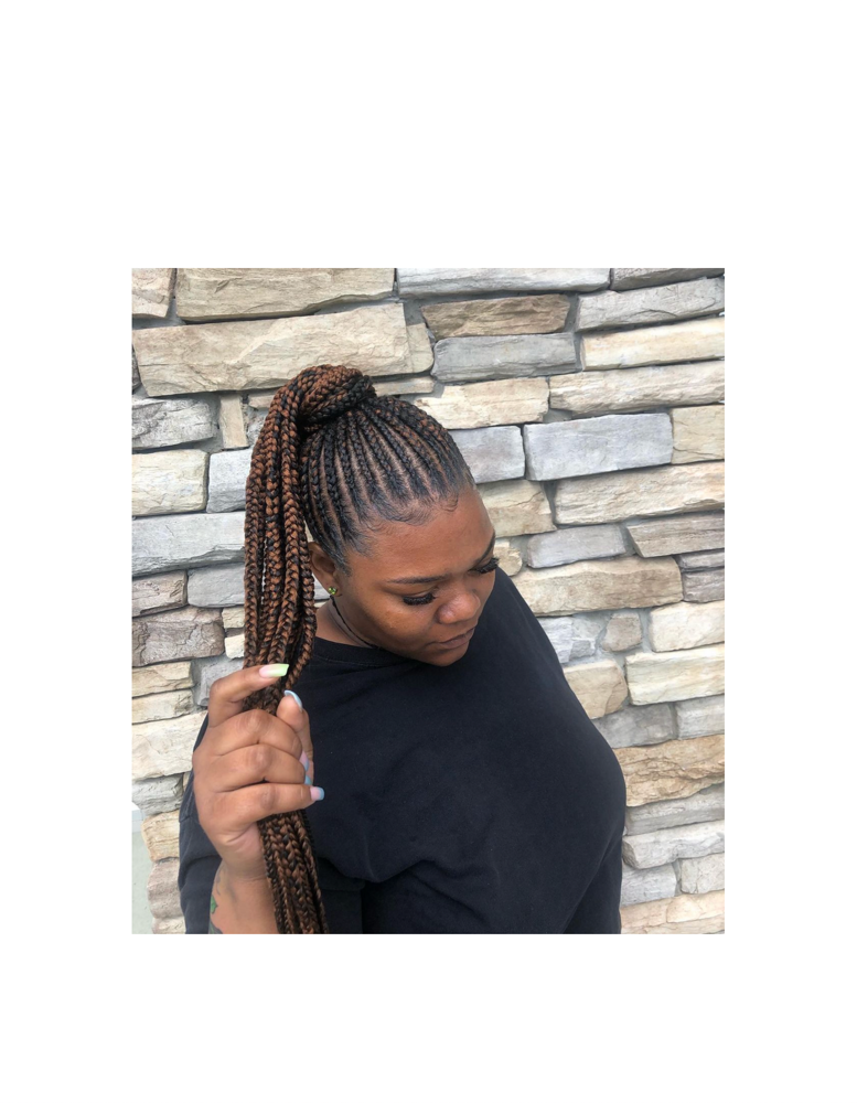 Small Braided Ponytail