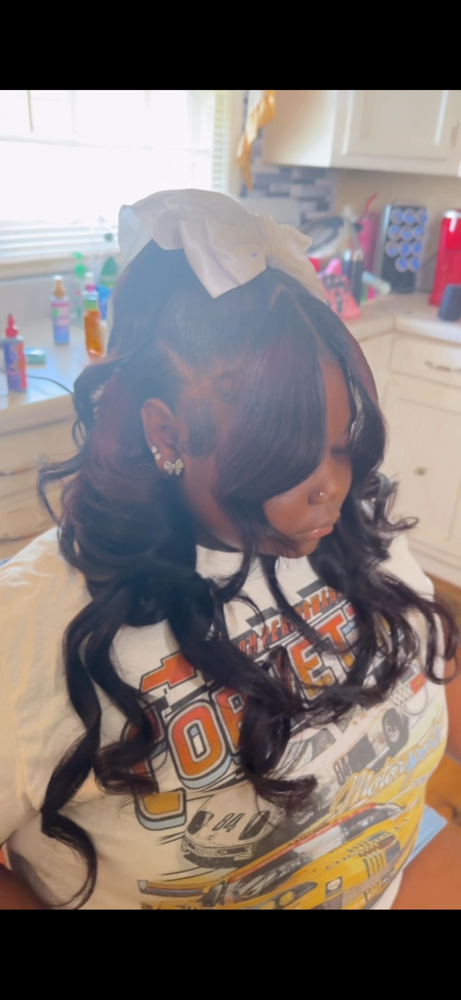 Half Up Half Down Style