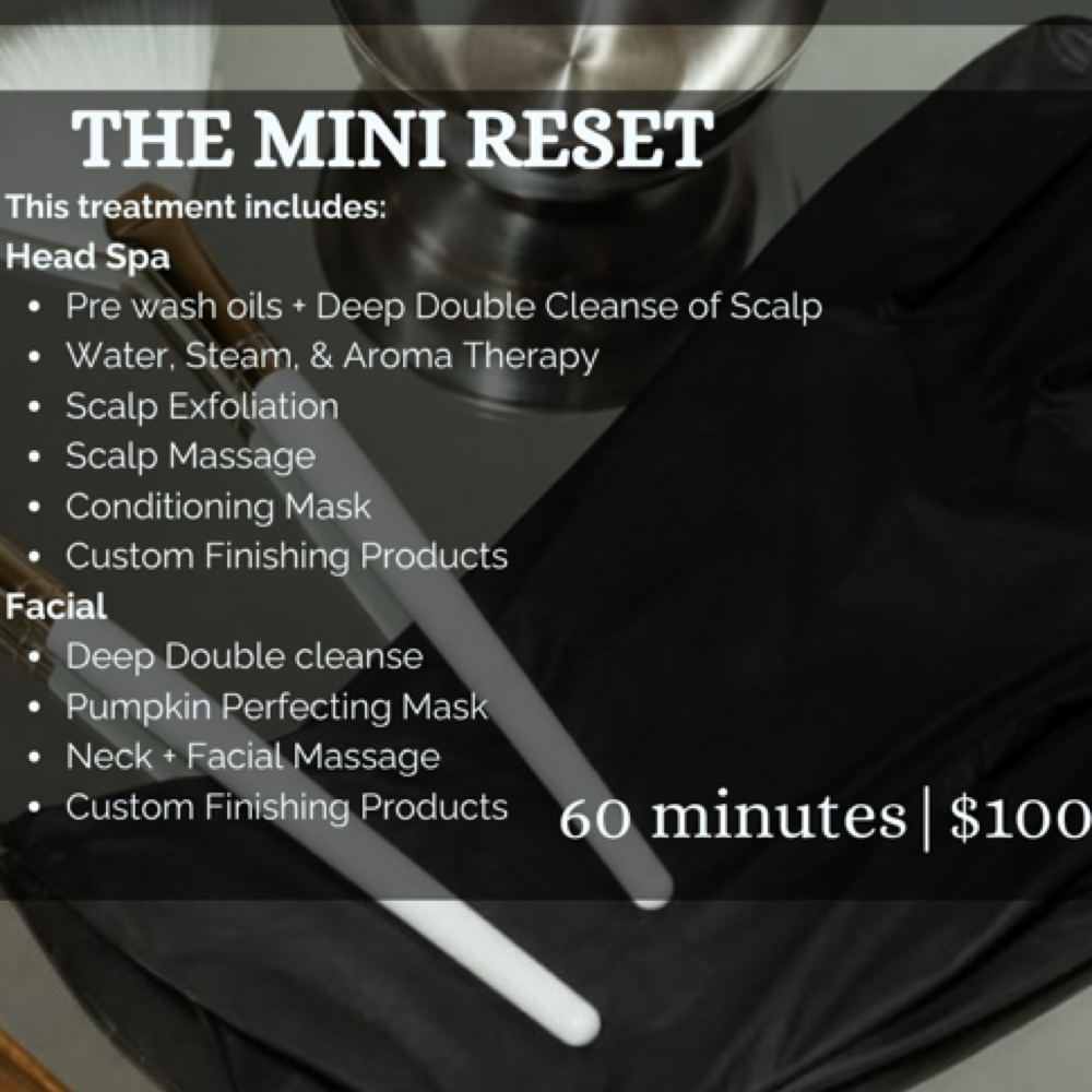 The Mini Reset at K. Brooke Esthetics & Head Spa in Pryor, OK