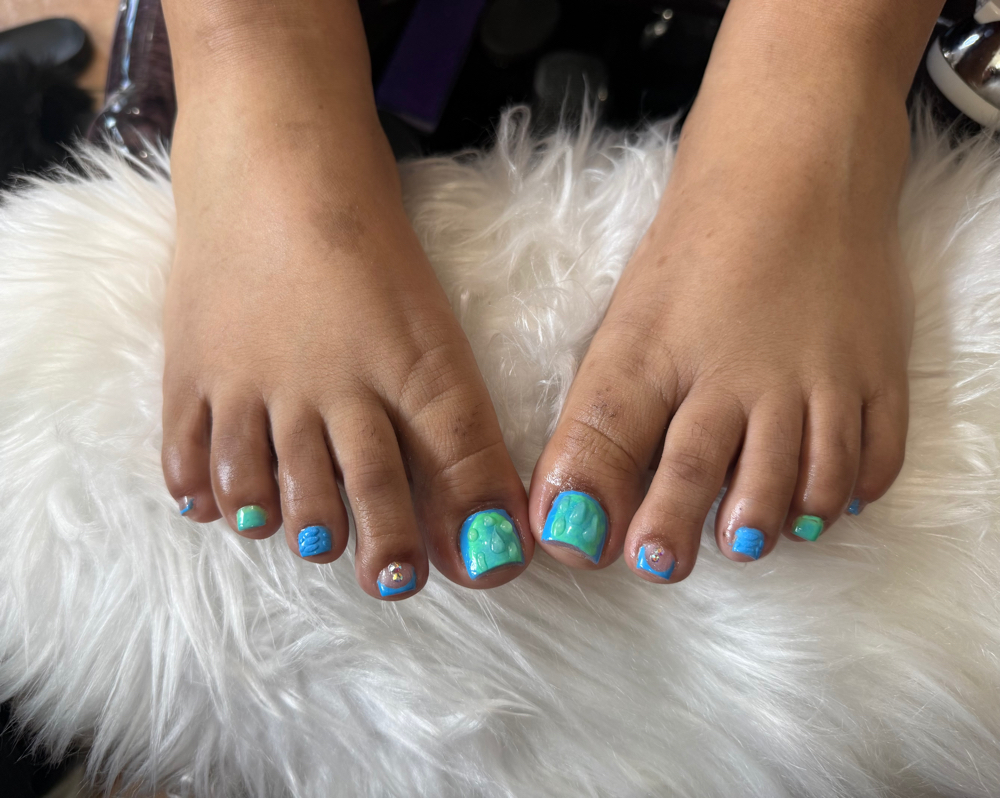 POLY-GEL/ACRYLIC TOES (*Base Price*