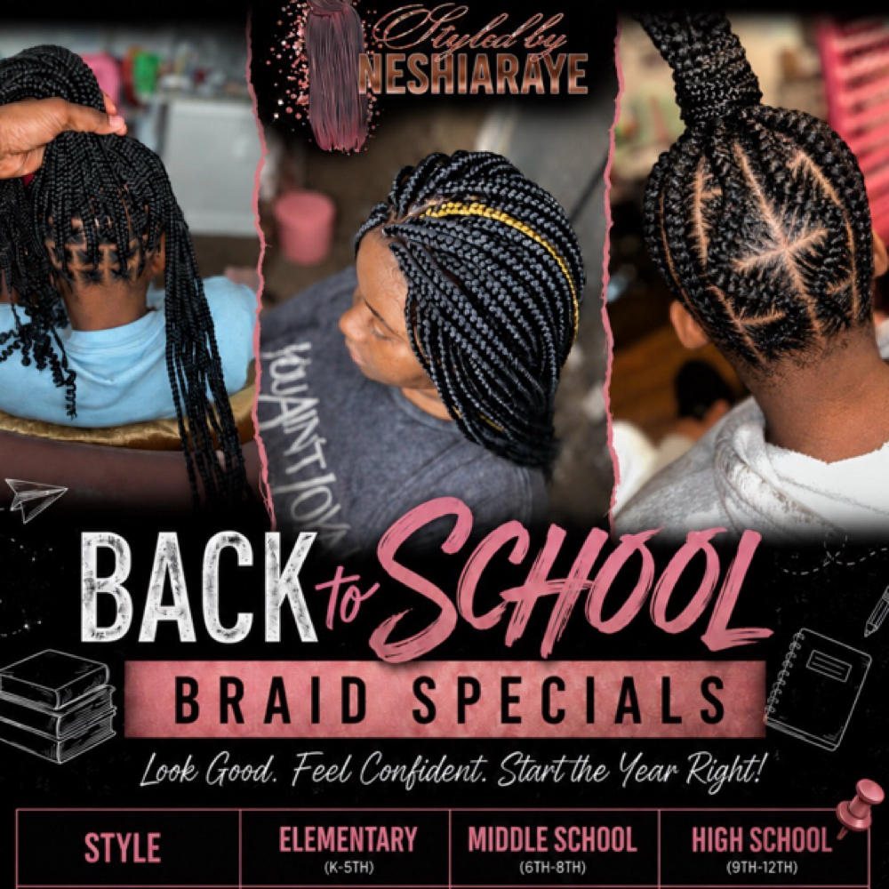 Back 2 School Specials at StyleByNeshiaRaye in Moncks Corner, SC