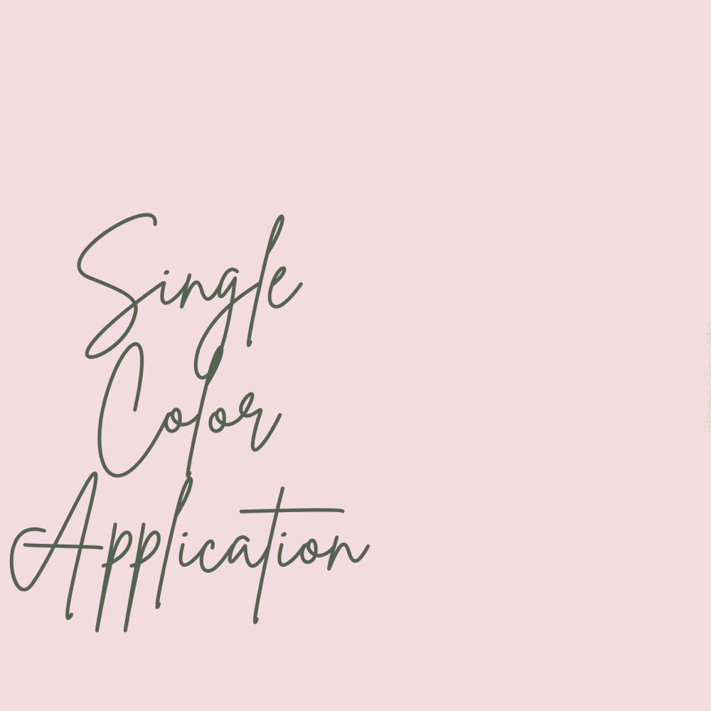 Single Color Application