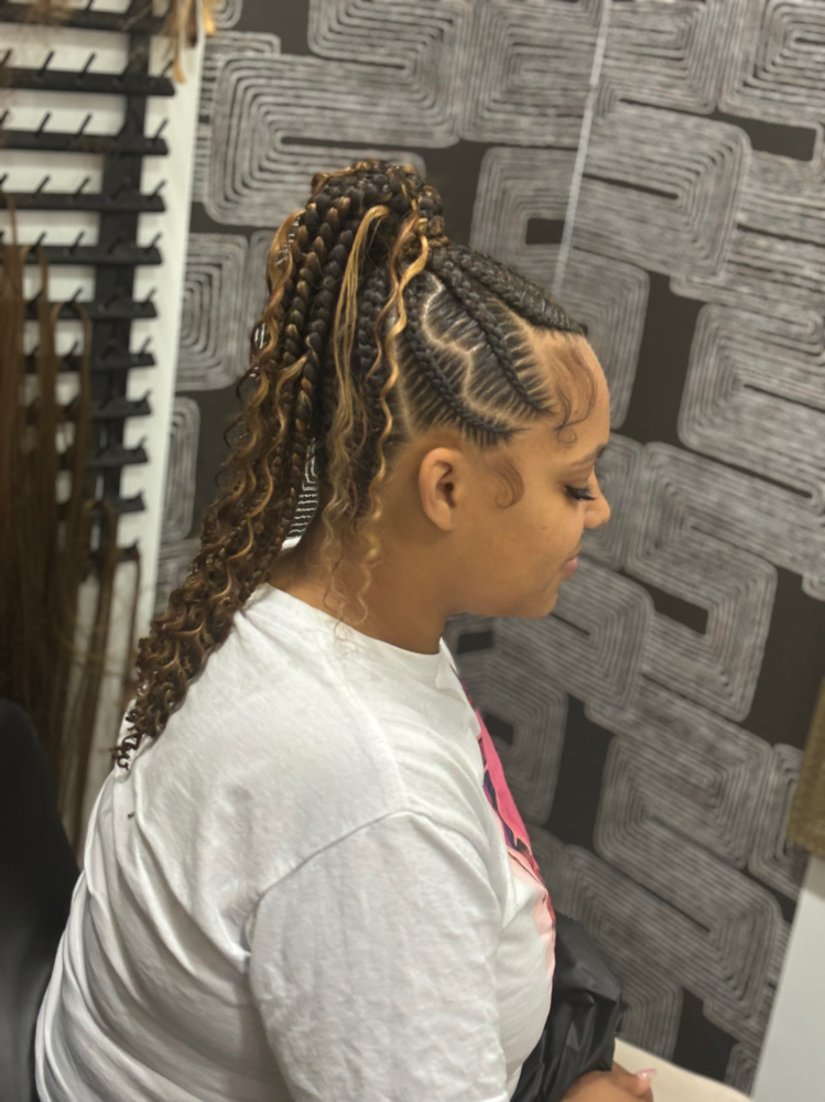 Braided Ponytail /8 Braids