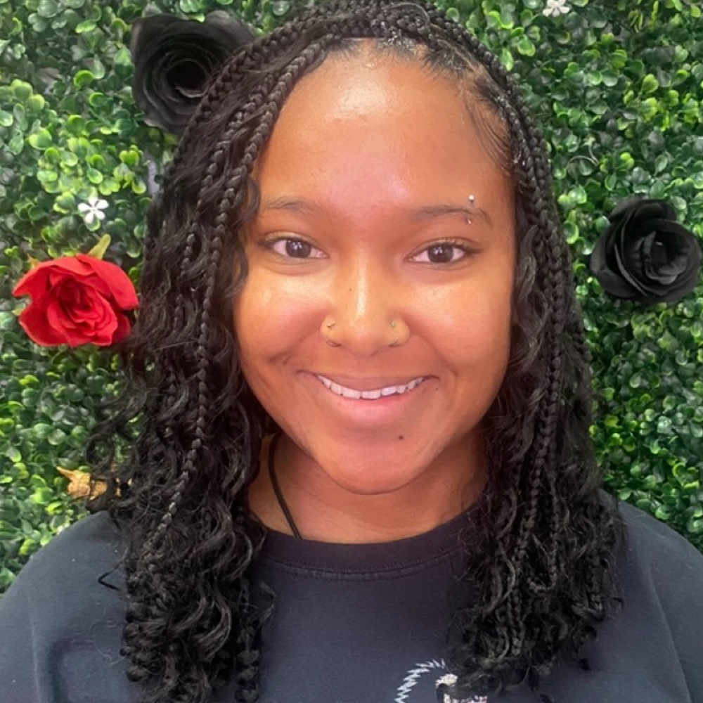 Boho Knotless Bob at Crowned Braids Salon in Conway, SC