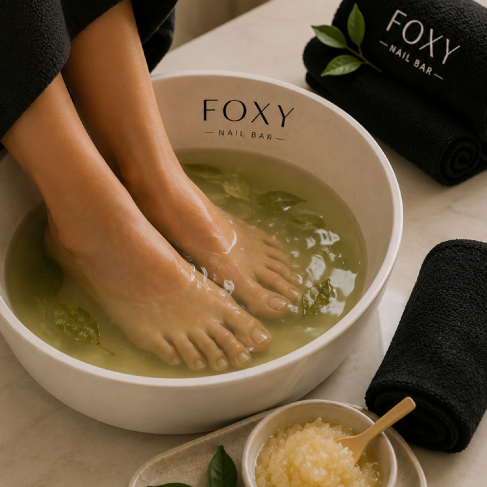 Green Tea at Foxy Nails Bar West Palm Beach in West Palm Beach, FL