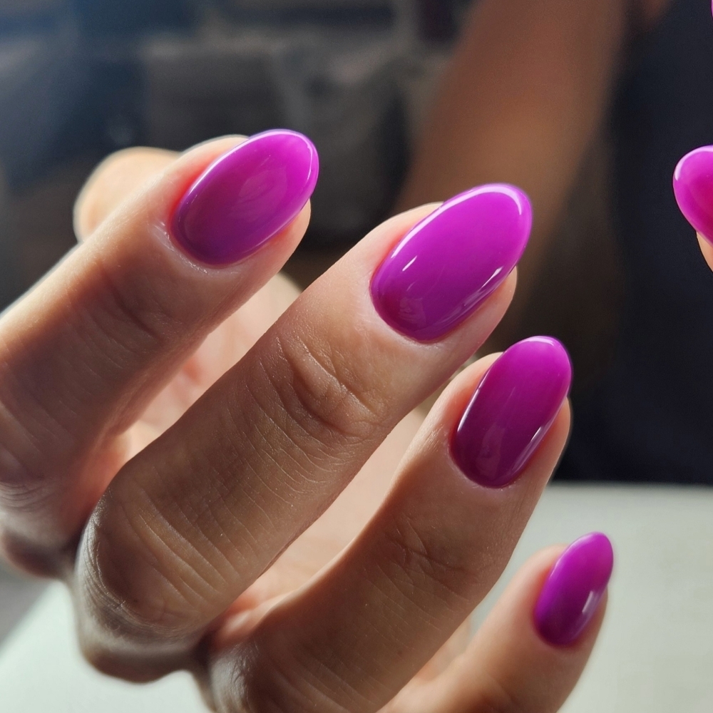 Dry/E-file mani + solid color at nailart_by_erin in The Woodlands, TX