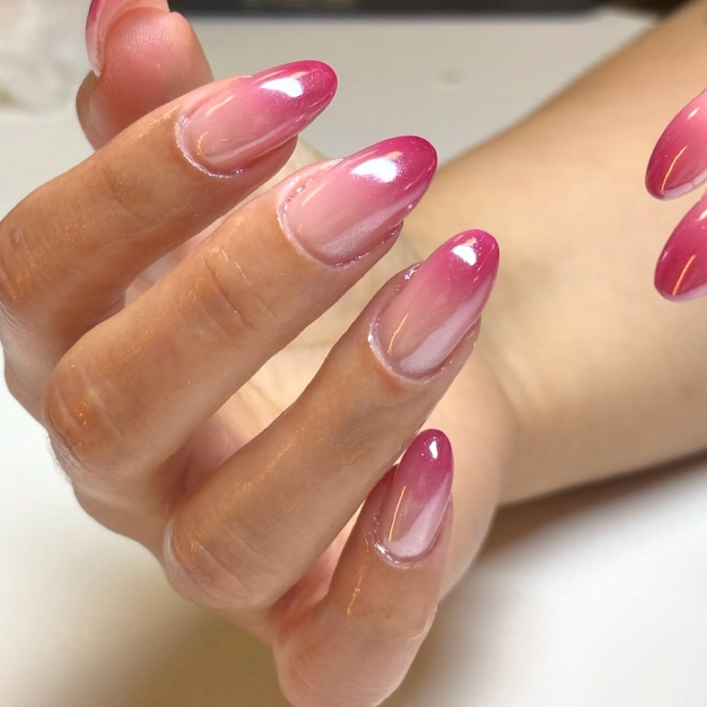 Hard Gel Manicure TWO design at naillbell in Montclair, NJ