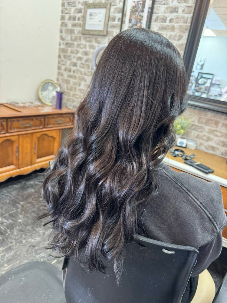 All over color & Haircut